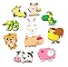VLOOK Refrigerator Magnets Toddlers Farm Animal Fridge Magnets for Kid Girls Boys Whiteboard Educational Magnetic Toys for Preschool Learning