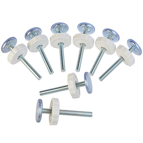 Tongcloud Threaded Spindle Rods 8Pcs (M8) for Safety Baby Proof Gates Pet Gates Pressure Gate Accessory
