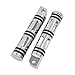 uxcell Chrome Billet Narrow Band Edge Cut CNC Male Mount Motorcycle Footpegs For Harley Davidson Street Glide Universal