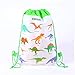 DPIST 12 Pack Dinosaur Drawstring Goody Gift Pouch Bags Kids Boys Girls Birthday,Dinosaur Party Supplies Favors