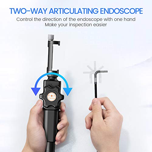 Articulating Endoscope for iPhone, Teslong Visual Automotive Inspection