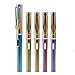 5 Pack Fountain Pen with Ink Refill Converter EF Extra Fine Nib Pen Signature Calligraphy Fashion Colorful Executive Business Gift Pens