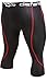 Defender Men's Compression Baselayer Capri Shorts Skin Sports Hockey BR_L