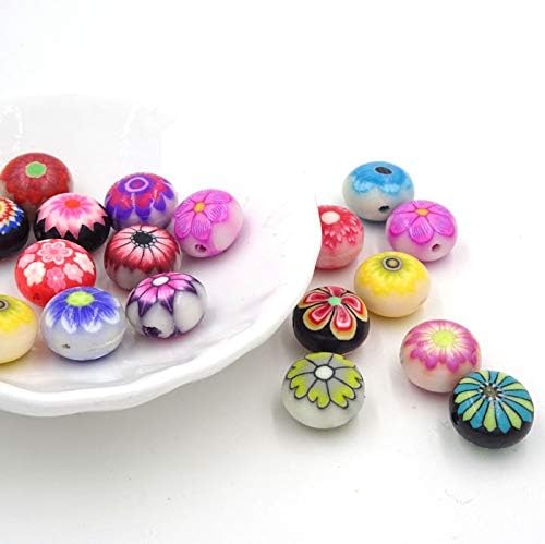 200pcs Assorted Colors Polymer Clay Bead 6mm Ball Round Fimo DIY Jewelry Components Spacer Beads Jewellery Making Materials