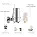 JIANFA Faucet Water Filter Tap Water Faucet Filter Best Chlorine Removing Filtration System Cartridge for Home Kitchen and Bathroom Sink Chrome