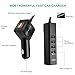 Quick Charge 3.0 Car Charger, MZvul Multiple 6 ports USB Car Charger Adapter for Cellphone Tablet iPhone 7 6s Plus iPad Pro Air mini Samsung LG HTC Nexus and Other USB Powered Devices