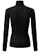 JJ Perfection Women's Long Sleeve Turtleneck Comfy Sweater Top