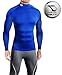 Defender New Men's Cool Compression Mock Shirts Tights Baselayer Soccer BL_M