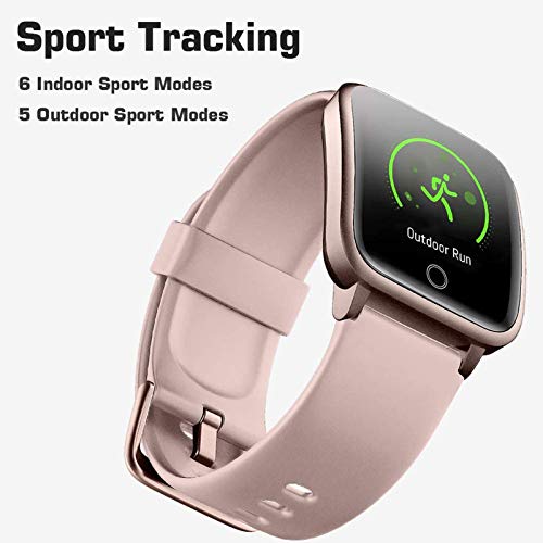Lintelek Smart Watch for Android & iOS, Fitness Tracker with Heart Rate