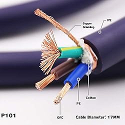 Audiocrast HiFi Power Cable, Hi-End Braided Sleeve
