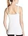 Leading Lady Women's Nursing Cami with Built In Bra, White, Small