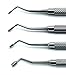 Dental Amalgam Filling Smooth Plugger 720-1, 721-2, 722-3, 723-4 Double Ended 1.2mm/1.5mm, 1.9mm/2.2mm, 2.4mm/2.7mm, 2.8mm/3.1mm Restorative 4 Pieces Instruments
