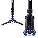 noston Professional 65-inch Camera Aluminium Monopod with Folding Three Feet Support Stand Tripod Balance Stand Base - Shoulder/Carrying Bag Included