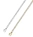ORAZIO 10Pcs Stainless Steel Necklace Bracelet Extender Chain Set,Silver and Gold Tone,2