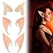 Sovinia Elf Ears Halloween Latex Props Anime Fairy Elf Earrings Accessories Vampire Cosplay Party Decoration Masquerade Gift Light Color (3 Pairs)