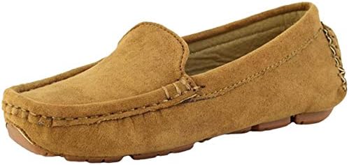 PPXID Girl's Boy's Suede Slip-on Loafers Casual Shoes(Toddler/Little Kid/Big Kid)