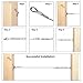 Blika 25 Pack Heavy Duty T316 Stainless Steel Cable Railing Kits for Wood Posts, DIY Balustrade Kit with Left & Right Hand Thread Lag Screws