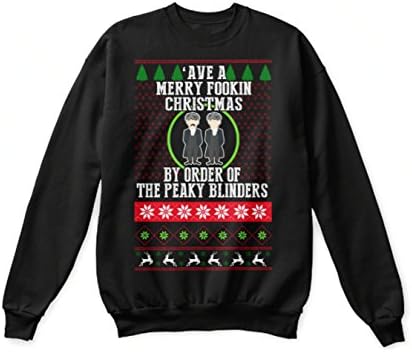 Merry Fooking Christmas Peaky Blinders Funny Christmas Jumper Sweatshirt