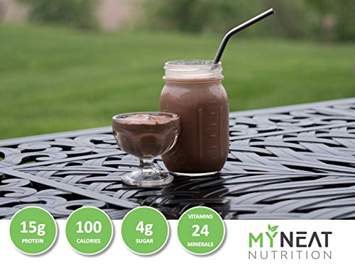 High Protein Meal Replacement Shake - Diet Shake Powder, LOW Calories, HIGH Protein, LOW Fat, Essential Vitamins and Minerals, Kosher (Chocolate)