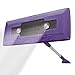 Snow Joe SJBLZD PRP Illum-n LED Lighted 4-in-1 Snow Broom Plus Ice Scraper, Purple