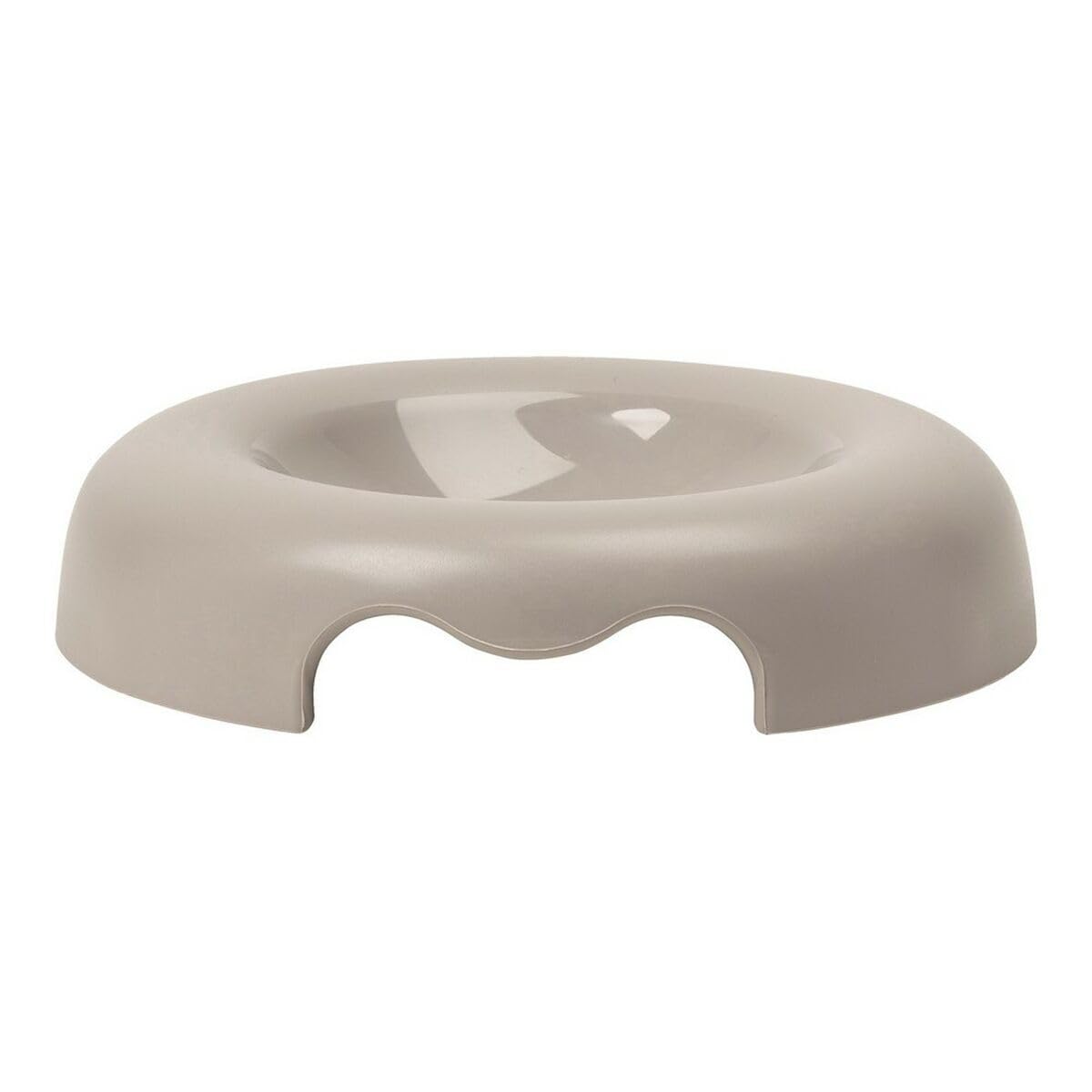 United Pets Kitty Cat Bowl, 120 ml, Grey
