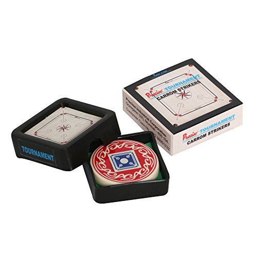 Precise YSG Carrom Striker Tournament Grade Board Accessory Genuine Ivory Ball Acrylic Striker Quality Approved in Carrom Federation of India, International Carrom Federation (Tournament S03)