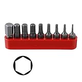 9-Piece Metric Hex Driver Bit Set 1.5-8mm - Taiwan By ProTools