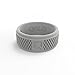 QALO Men's Light Grey Crosshatch Q2X Silicone Ring Size 11