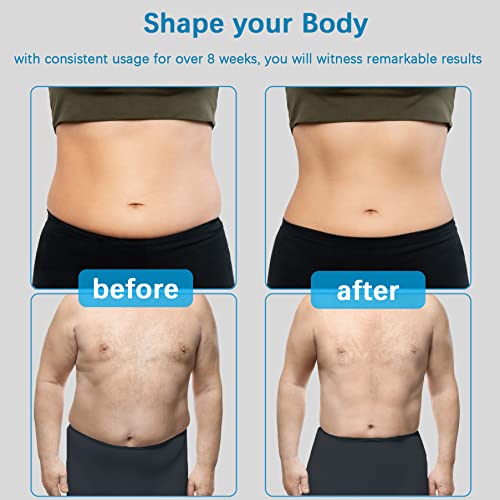 AILSWORTH Electronic Muscle Stimulator - Ab Machine, ABS Stimulator Abdominal Toning Belt for Men and Women, Muscle Toner Ab Training Device Sports Fitness AB Workout Equipment for Home Office