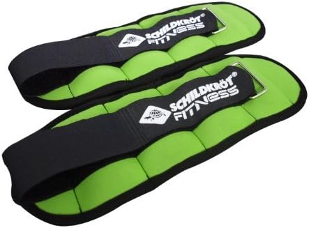 Schildkrt Fitness Unisex Adult Wrist/ankle weights Wrist/ankle Weights 2 Pieces 0, 5 Kg - green/black, M by Schildkrot Fitness