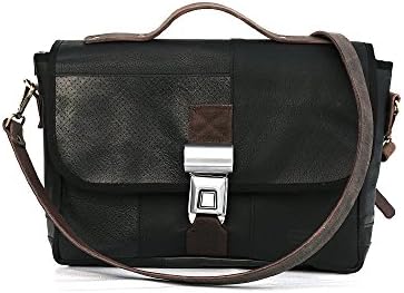 Messenger Briefcase DR065 made from the Interior of a 1994 Mercedes 320E