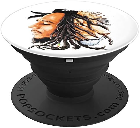 Marley Lion Head 2 Head for Rastafari Lover - PopSockets Grip and Stand for Phones and Tablets