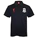 Liverpool Football Club Official Soccer Gift Mens Crest Polo Shirt Black Medium