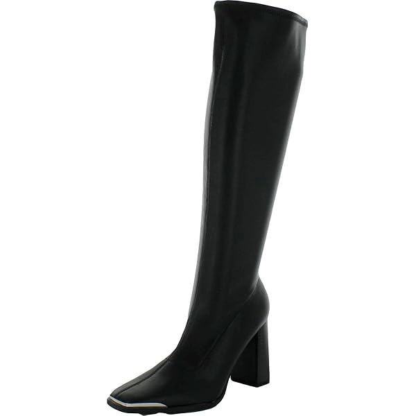Amazon.com | Bar III Womens Haydin Dressy Square Heel Knee-High