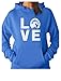 Tstars Horseshoe Print Love Hoodie for Women Teen Girls Equestrian Horseback Riding Horse Sweatshirt Hoodies Small California Blue