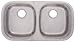 FrankeUSA UDSK900-18 Double Bowl Stainless Steel 31.5x17.5in. Undermount Sink