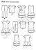Simplicity 1435 Girl's Knits Only Dress, Shirt, and Capri Legging Sewing Patterns, Sizes 3-8