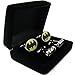 kilofly Cufflinks Combo [Set of 2 pairs] - Double Batman, with Velvet Gift Box