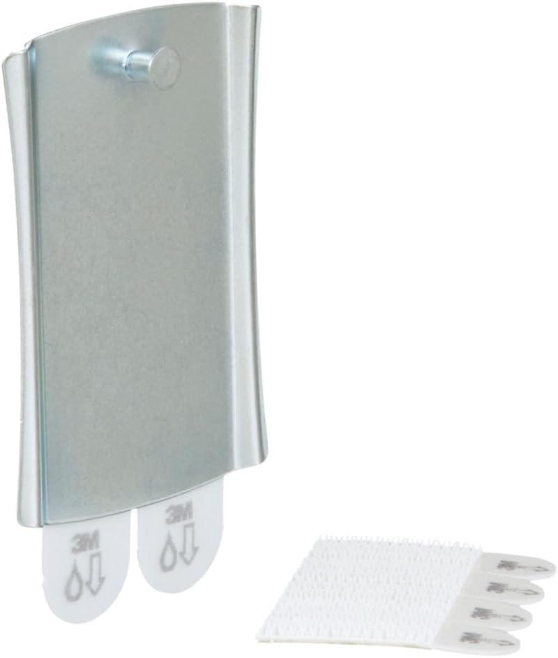 Command Universal Adhesive Picture Hanger, Large, Silver, 4 Hooks and 10 Large Tabs, 3.6 kg Damage Free Hanging