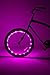brightz Bike Wheel Lights (1 Tire) Pink Bike Lights for Night Riding Pink Bicycle Lights Front & Rear Bicycle Accessories for Girls Bike Accessories Cool Present Gift 5 6 7 8 11 12 13 Year Old Girls