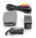 THE CIMPLE CO - RCA/Composite A/V to RF/Coax/Coaxial Converter - RF Modulator - Converts Signals from Xbox/PS4/PS3/PC/Laptop/TV/STB/VHS/VCR/Camera/DVD/Blu-ray Player to NTSC TV/V - Kit