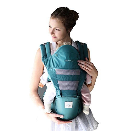 Elbini Ready-Fit Hip-seat Baby Carrier with Hood - Breathable Natural
Organic Cotton Multi-Sling Toddler Nursing Warp Carrier - MINT Elbini Ready-Fit Hip-seat Baby Carrier with Hood - Breathable Natural
Organic Cotton Multi-Sling Toddler Nursing Warp Carrier - MINT