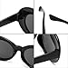 Amrka Vintage Men Women Sunglasses UV400 Outdoor Sports Eyewear Glasses Fashion Shades Classic Frame Mirror Sunglasses (White+Gray)