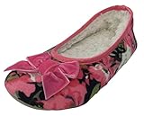 bSoft Women's Indoor Bamboo Flannel Slippers with non skid soles