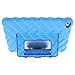 Gumdrop Cases Hideaway Stand for Apple iPad mini 4 (Late 2015) A1538 A1550 Rugged Tablet Case Shock Absorbing Cover, Light Blue/Royal Blue