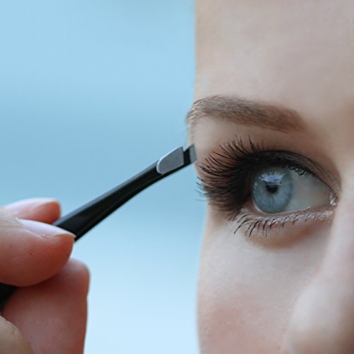 Slant Tip Tweezers, Eyebrow Tweezer for Men and Women