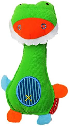 Dog Squeaky Toy,UnicoolPro Dog Soft Plush Toy with Squeaker Hide,Chew Toy for Chihuahua,Min Pin ,Puppies and Small Dogs Cats(Dinosaur)