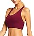 YIANNA Sports Bras for Women – Medium Support Strappy Sports Bra Padded for Yoga, Running, Fitness – Athletic Gym Tops,YA-BRA147-Red-Sthumb 2