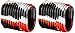 Reel Grip 1145 Reel Handle Cover, Black and Red Tie Dye Finish
