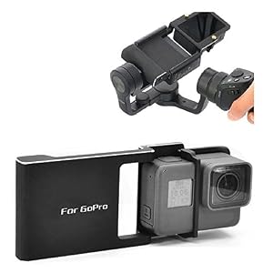 Image of Yifant Hero 5 4 3 3+ Adapter Mount Switch Plate Board Accessories Aluminum Alloy for DJI Osmo Mobile Gimbal Handheld Holder Connecting Go-pro 5 4 3+